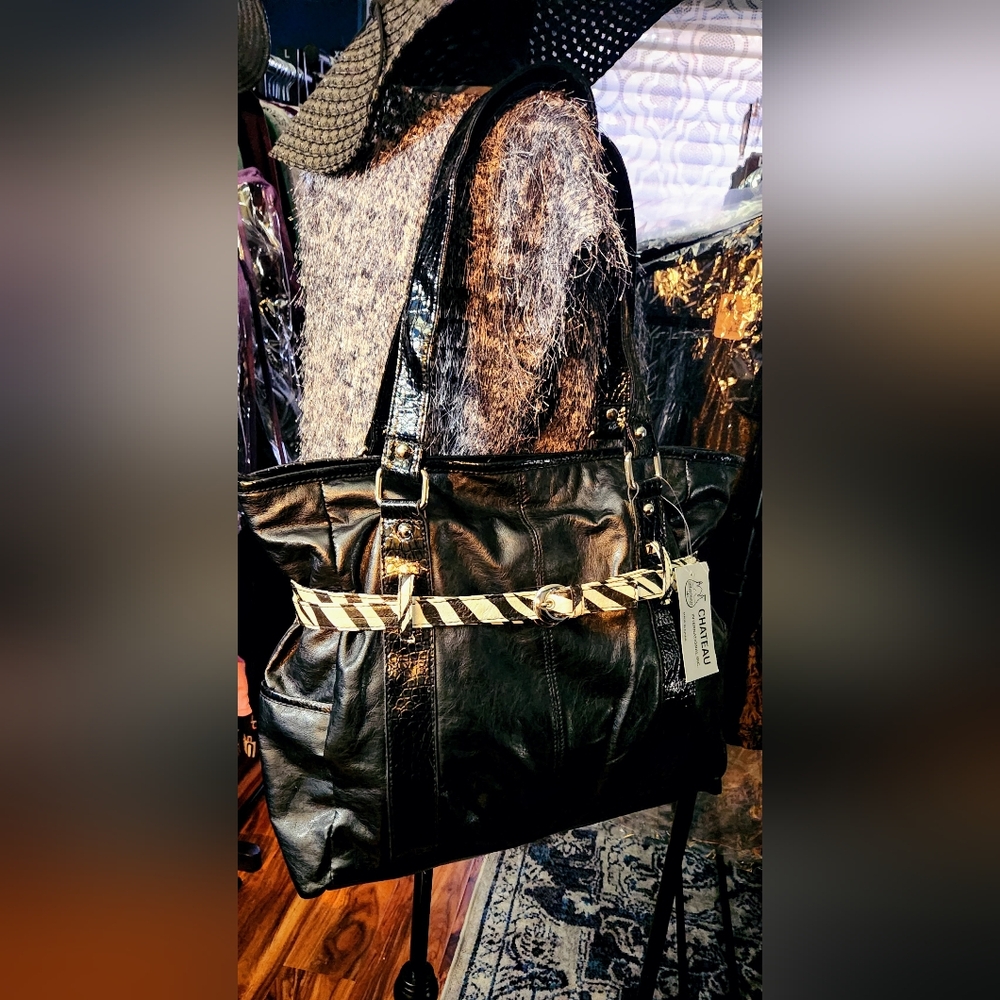 CHATEAU Leather Tote - NWT